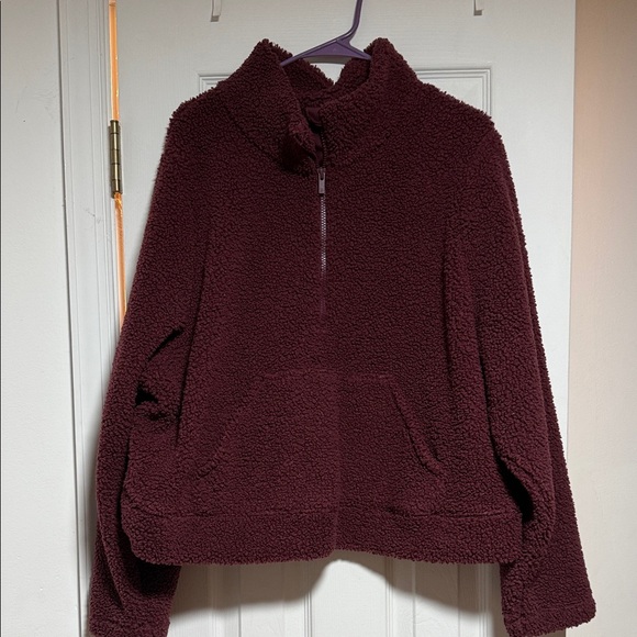 All in Motion Burgundy Teddy Jacket - Picture 1 of 2